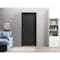 Sartodoors Slab Barn Door Panel 30 x 80in, Quadro 4111 Matte Black, Pocket Closet Sliding QUADRO4111S-BLK-30 - alternate 2